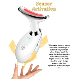 Red Light Therapy Face Massager| Facial Massager & Face Sculpting Device with 7 Colors, 3 Modes Lumisculpt Pro Face Roller & Face Lifting| Anti-Wrinkle Device