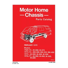1969 - 1977 Dodge Motor Home Chassis Parts Catalog