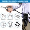 THKFISH 7 Pcs Fishing Tool Kit, Fishing Backpack with Fishing