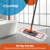 Full Polyester Microfiber Replacement Mop Pads (Fit CLEANHOME Dust Mop