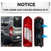HECASA Pair Tail Light Compatible with 2015-2024 Ford Transit 150