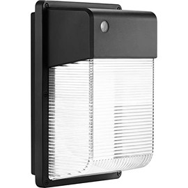 JJC LED Wall Pack Light with Photocell,28W(150-250W Replacement),2800LM 3000K-Warm White Dusk to Dawn LED Outdoor Lighting,100-277V ETL Listed 5-Year Warranty Outdoor Security Lights