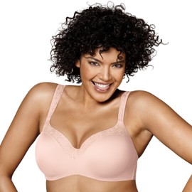 Playtex womens Secrets Shapes & Supports Balconette Full-figure Underwire Us4823 Full Coverage Bra, Sandshell, 42C US