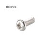 uxcell M3x8mm Stainless Steel Phillips Round Pan Head Machine Screws