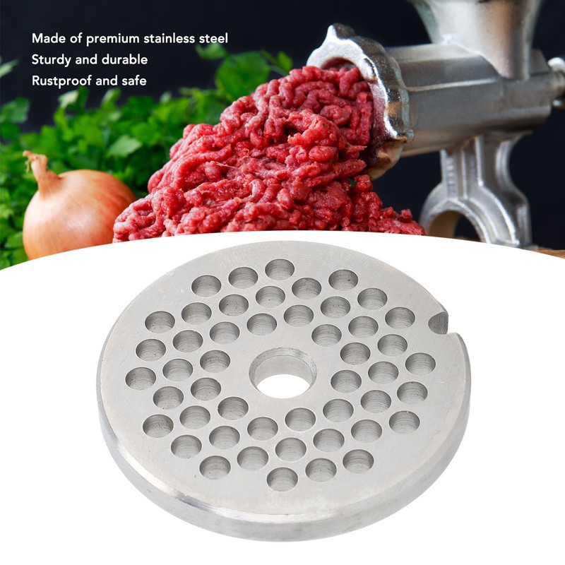 2pcs Meat Grinder Plate Professional Replaceable Efficient Safe Stainless Steel