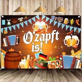 Oktoberfest Banner, 180 x 110 cm, Oktoberfest Decoration, Extra Large Decoration Party for Wall Decoration, Family Reunions, Oktoberfest, Restaurants, Party Use