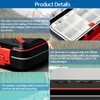 Waterproof Fishing Tackle Box, Mini Fishing Lure Boxes with Adjustable