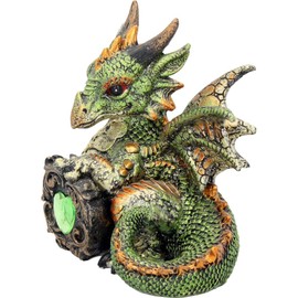 Nemesis Now U1606E5 Malachite 13cm Figurine, Resin, Green, One Size