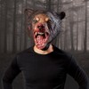 Rubies Adult Cocoa Black Bear Deluxe Overhead Latex Mask for