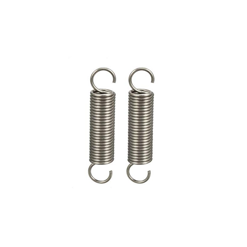 sourcing map Extended Tension Spring Wire Diameter 0.047", OD 0.39",