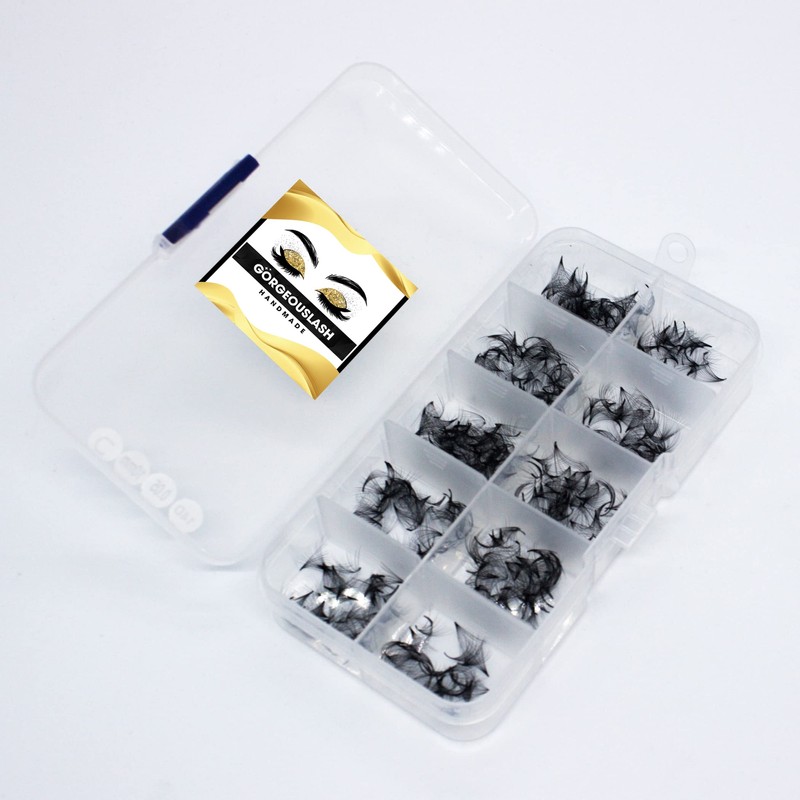 GorgeousLash 1000 Premade Lash Fans. 10D, 8D, 7D, 6D, 5D,