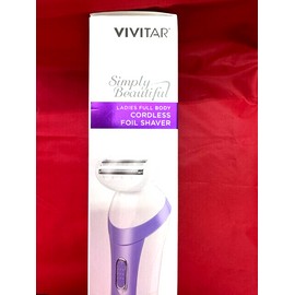 VIVITAR Simply Beautiful Ladies Full Body cordless Foil Shaver Wet/Dry Portable
