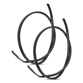 Roof Strip Moulding Trim Fit for Toyota Yaris Hatchback 2012-2014, Left and Right Side Roof Trim Replaces 75551-52200 75552-52180