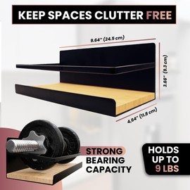 2 Pack Magnetic Spice Rack | Magnetic Shelves | Magnetic Spice Rack for Refrigerator | Magnetic Shelf | Magnetic Fridge Organizer | Magnetic Storage | Magnetic Shelf for Refrigerator | Space Saving.