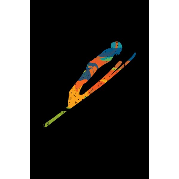 Skispringen: Skispringer | Notizbuch DIN A5 6x9 Zoll | Planer