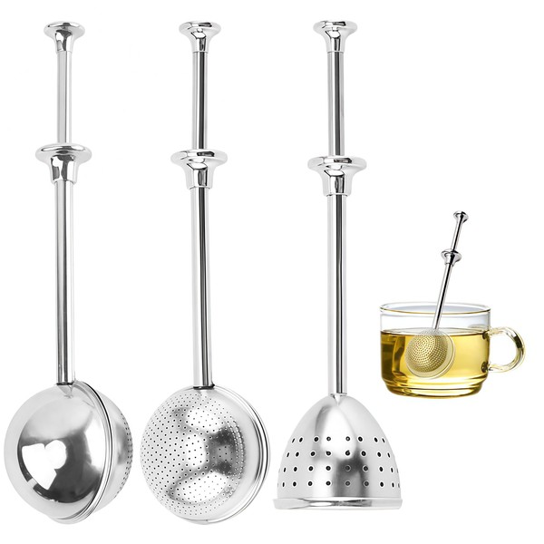 Teezange 3 Stück Teesieb für Losen Tee - Teaballs mit