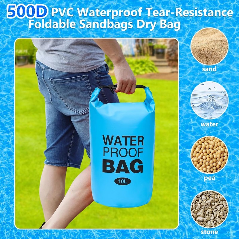2-Pack Pool Step Weights, 10L Heavy-Duty Pool Ladder Weights for