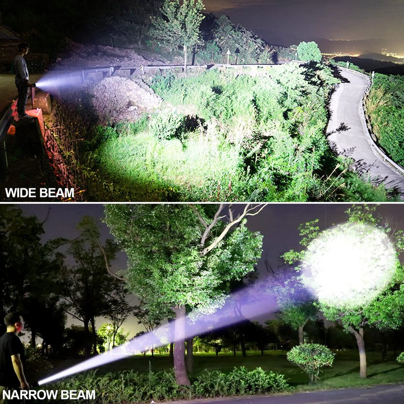 Lylting Rechargeable LED Flashlights High Lumens, 90,000 Lumens Super Bright