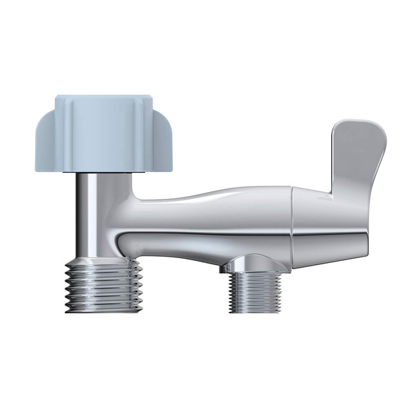 Hibbent Bidet T adapter Toilet Connector with ON/OFF Valve -