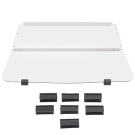 ECOTRIC Front Windshield Compatible with 1982-2000.5 Club Car DS Folding Windshield Golf Car Clear