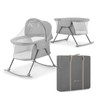 Kinderkraft LOVI Travel Bassinet for Baby, Portable Folding Baby Bed