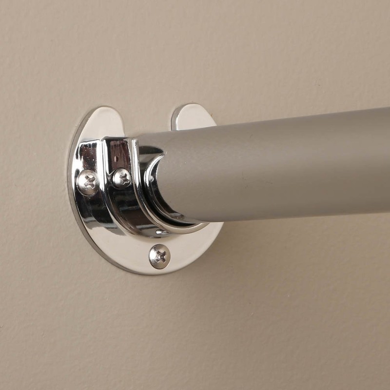 Closet Pro HD CD-0010-CH Heavy Duty Closet Pole Sockets, Chrome