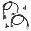Vkinman 2Pcs 0280158197 Fuel Injector Harness, Replacement for Polaris RZR