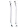 HARFINGTON 2pcs 45-Degree Offset Box End Wrench 10mm x 12mm