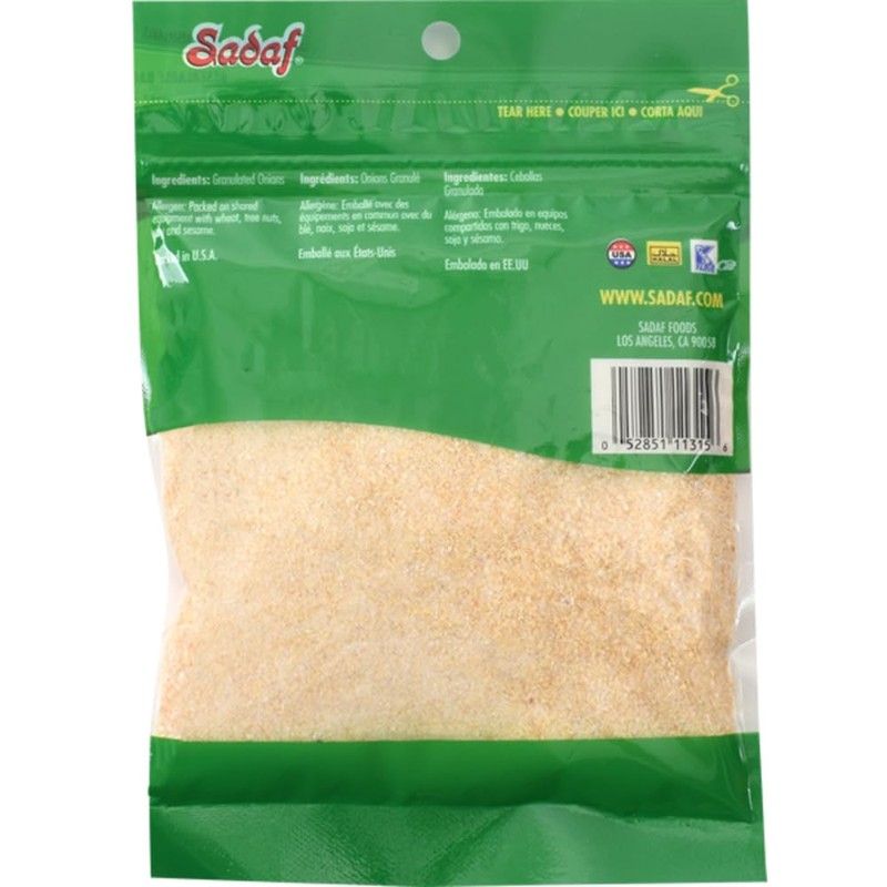 Sadaf Granulated Onion - Dried Onion Granulated for Cooking and
