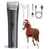 oneisall Horse Clippers,Low Noise Horse Trimmer Shaver Kit for Matted