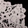 zalati Lace Applique Patch Embroidery Cotton Skull Sewing Badge