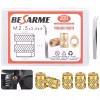 200Pcs M2.5/M3 Brass Threaded Inserts Knurled Nut Assortment Kit for