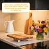 QfwdfcTrenz 4PCS Brass Wood Cutting Board Feet Mini Cabinet Leg