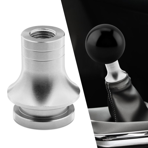 Rebvugr 1PCS Car Shift Knob Boot Retainer, Aluminum Alloy Shift