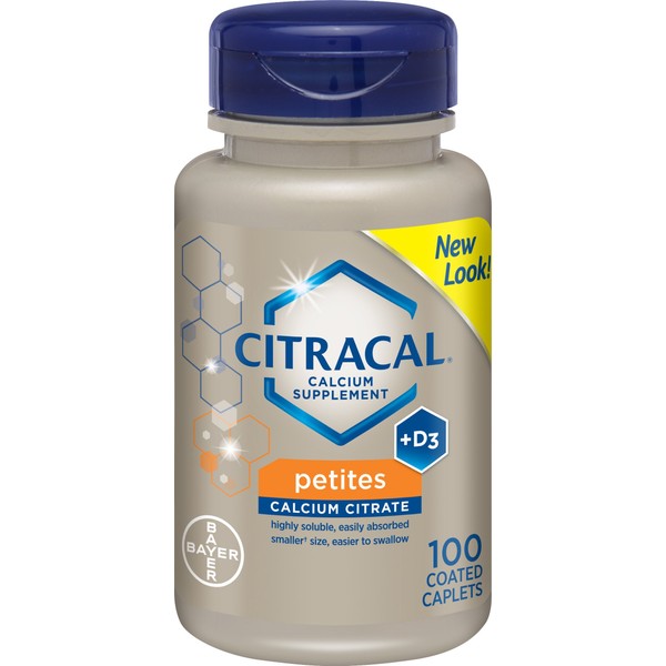 Citracal Petites with Vitamin D3, 100-Count (Pack of 2)