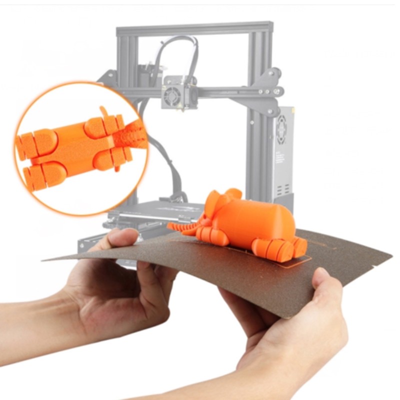 300x300mm Double Sided Textured PEI Powder Coated Spring Steel Sheet