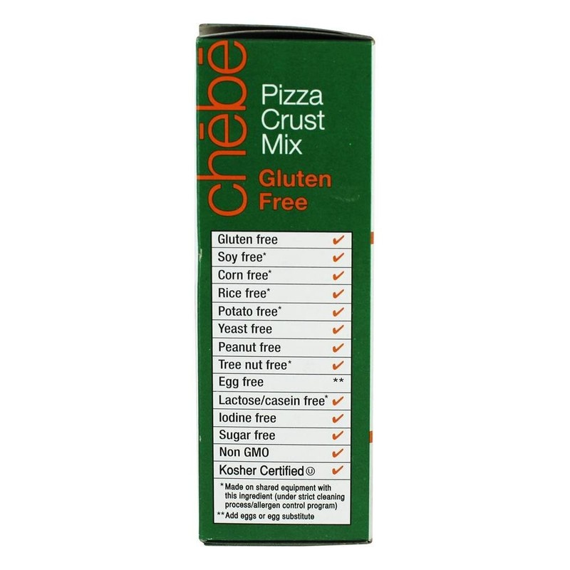 Chebe Bread Pizza Crust Mix, Gluten Free, 7.5-Ounce Box (Pack
