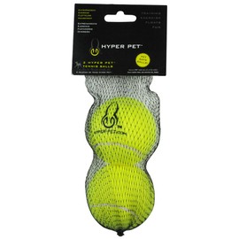 Hyper Pet Pet Tennis Balls for Dogs, Pet Safe Dog Toys for Exercise and Training, Pack of 2, Colors May Vary, Green (48438EA)