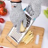 [Upgrade] BYETOO 1Pair Cut Resistant Gloves Food Grade Level 5