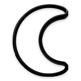 Crescent Moon Cookie Cutter with Easy to Push Design (3.5 inch)