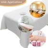 Ouliget Massage Table Sheets with Hole,Wipeable Soft Spa Bed Cover,Rose