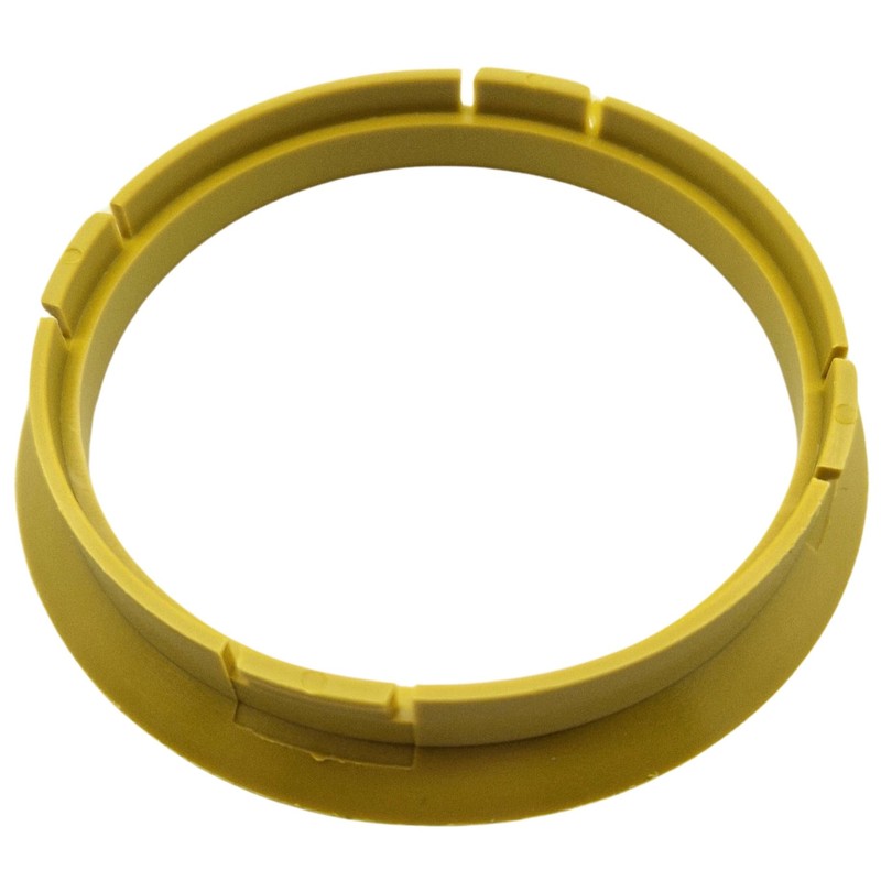 4x Centring Rings 72.5-66.6/72.5 to 66.6 Yellow