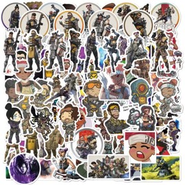 FoxYaye Battle Royale Gaming Stickers - Characters Waterproof Durable Reusable Vinyl Decals, 10, 20, 50, Water Bottle Bike Bumper Luggage Skateboard Graffiti, Best Gift for Kids or Children