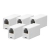 iMBAPrice RJ12/RJ11 6P6C White Straight Telephone Inline Coupler for Directly