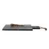 Bloomingville Striped Marble Cheese and Cutting Board with Canape Knife,