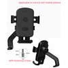 TenYua Bike Phone Mount, Anti-Shake Motorcycle Handlebar Phone Mount, Phone