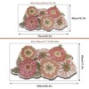 Curved Bath Mat for Round Shower, Super Absorbent Corner Bathroom