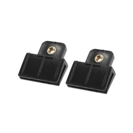 Partuto 2 Pcs Window Door Glass Channel Retainer Clip, 1.73"x1.57"x0.51" Glass Regulator Holder Sash Clip Universal for Car Truck Van Durable Plastic Black Replacement