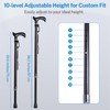 Carbon Fiber Walking Cane, Matte Black