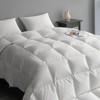 MAXICOZY Luxury Goose Feather Down Comforter Twin Size, All Seasons